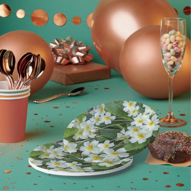 Blumenkohl-Party Pappteller (Multi)