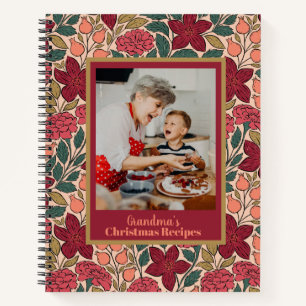 Blumenkohl Personalisiertes Foto Weihnachtsrezepte Notizbuch