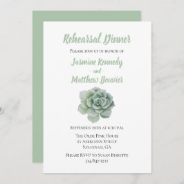 Blumenkohl Probe Abendessen Grüner Kakteen Einladung