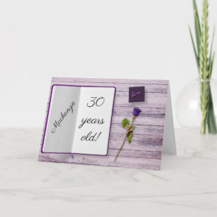 Blumenkohl Rose Geburtstag Hübsche Weibliche Blume Karte