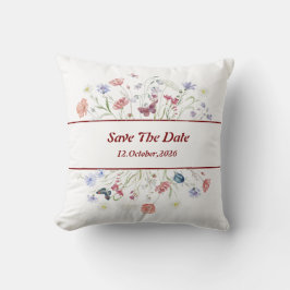 Blumenkohl "Save the Date" Kissen