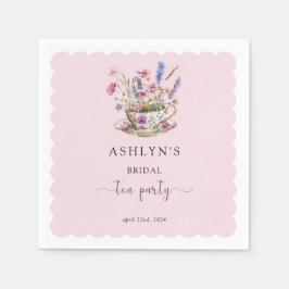 Blumenkohl Tee Party Papier Napkins Brautparty Serviette