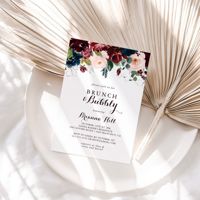 Blumenkohl und Brautparty Einladung (Von Creator hochgeladen)