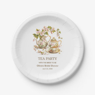 Blumenkohl-Zeit für Tee-Brautparty Pappteller