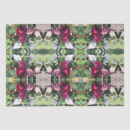 Blumenkohle Vintage Entkundung Seidenpapier