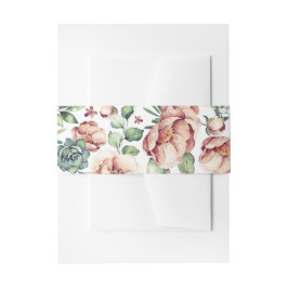 Blumenkohlsukkulturen Vintage Hochzeit im Herbst Einladungsbanderole