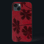 BlumenkopfSilhouetten über den Hintergrund der Kri Case-Mate iPhone Hülle<br><div class="desc">Blumenkopfgemälde sind in diesem zeitgenössischen botanischen Gemälde ein Set vor einem Hintergrund, der durch eine Verkrüstung geprägt ist. Das tiefe Rot der Kulisse dient als großartiger Akzent für die in diesem Stück dargestellten Blumenschatten.</div>