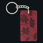 BlumenkopfSilhouetten über den Hintergrund der Kri Schlüsselanhänger<br><div class="desc">Blumenkopfgemälde sind in diesem zeitgenössischen botanischen Gemälde ein Set vor einem Hintergrund,  der durch eine Verkrüstung geprägt ist. Das tiefe Rot der Kulisse dient als großartiger Akzent für die in diesem Stück dargestellten Blumenschatten.</div>