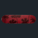 BlumenkopfSilhouetten über den Hintergrund der Kri Skateboard<br><div class="desc">Blumenkopfgemälde sind in diesem zeitgenössischen botanischen Gemälde ein Set vor einem Hintergrund,  der durch eine Verkrüstung geprägt ist. Das tiefe Rot der Kulisse dient als großartiger Akzent für die in diesem Stück dargestellten Blumenschatten.</div>