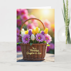 Blumenkorb Muttertagskarte Karte