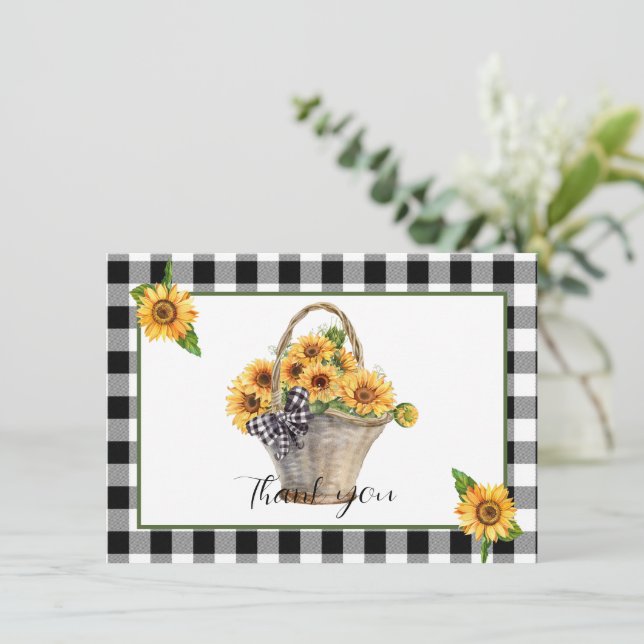 Blumenkörbe Feiertagskarte (Stehend Vorderseite)