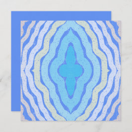 Blumenkornblume - Shabby Chic-Design Karte