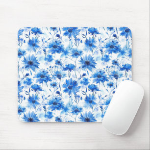 Blumenkornblume Typ Blau Blume Mousepad