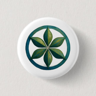 Blumenkost Art Abzeichen Button