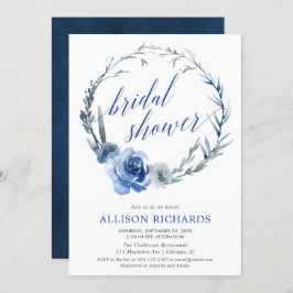 Blumenkranz Brautparty Einladung