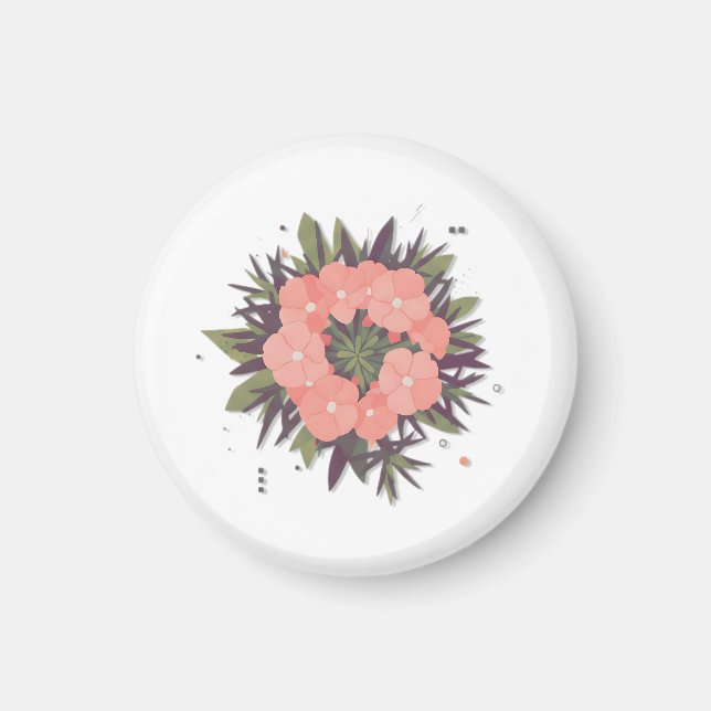 Blumenkranz der Harmonie Magnet (Vorne)