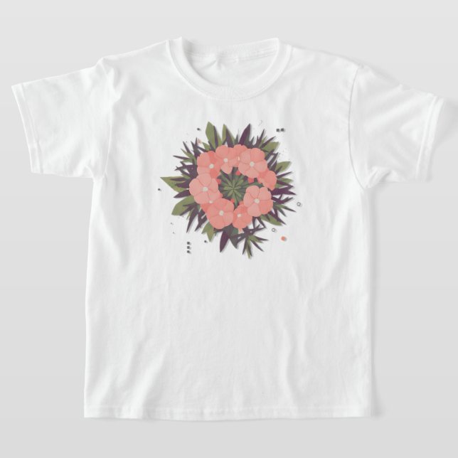 Blumenkranz der Harmonie T-Shirt (Ablage )