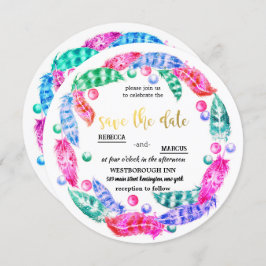 Blumenkranz, Eleganz lebhafter Farben i Einladung