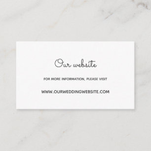 Blumenkranz Hochzeitskarte Begleitkarte