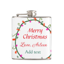 Blumenkranz in Rot-Weiß Weihnachten