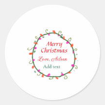 Blumenkranz in Rot-Weiß Weihnachten