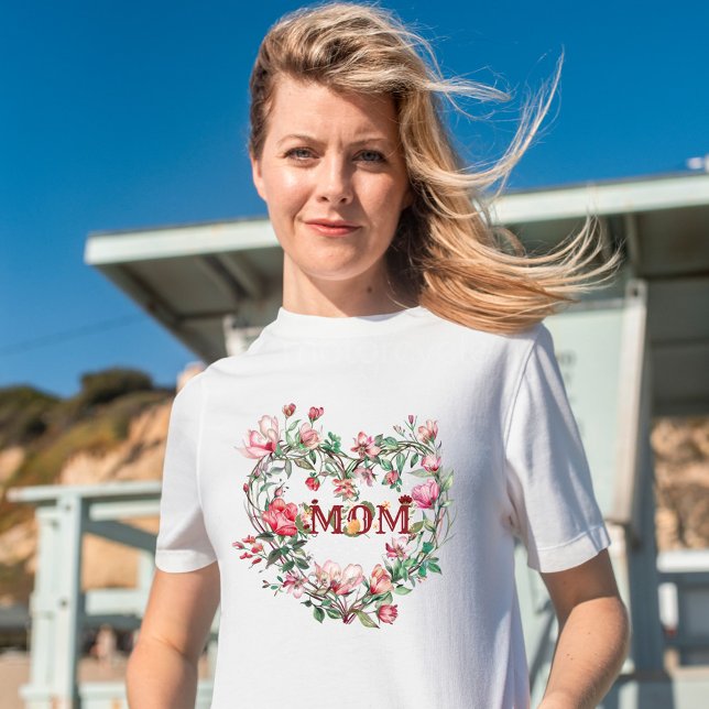 Blumenkranz - MAMA T-Shirt (Von Creator hochgeladen)
