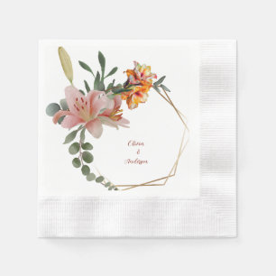 Blumenkranz Serviette