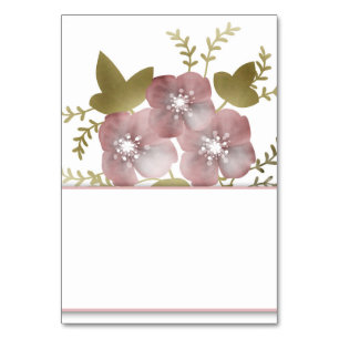 Blumenkranz Sommerrosa Blume grüne Lee Tischnummer