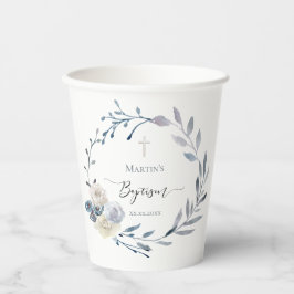 Blumenkranz Taufen Papiertasse Pappbecher