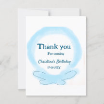 Blumenkranz Wasserfarbe Dankeschön für das Kommen