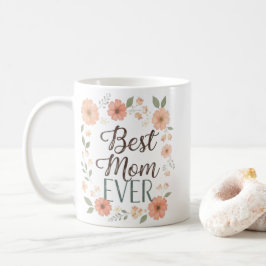 Blumenkranz-Zitat-Tasse | Keramik-Kaffeetasse Kaffeetasse