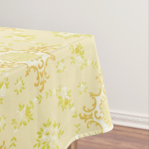 Blumenkränze mit Rosenmitten-Muster Tischdecke