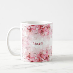 Blumenkrebs Blossom Monogramm-Tasse Kaffeetasse
