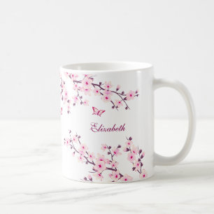 Blumenkrebs Blossom Monogramm-Tasse Kaffeetasse