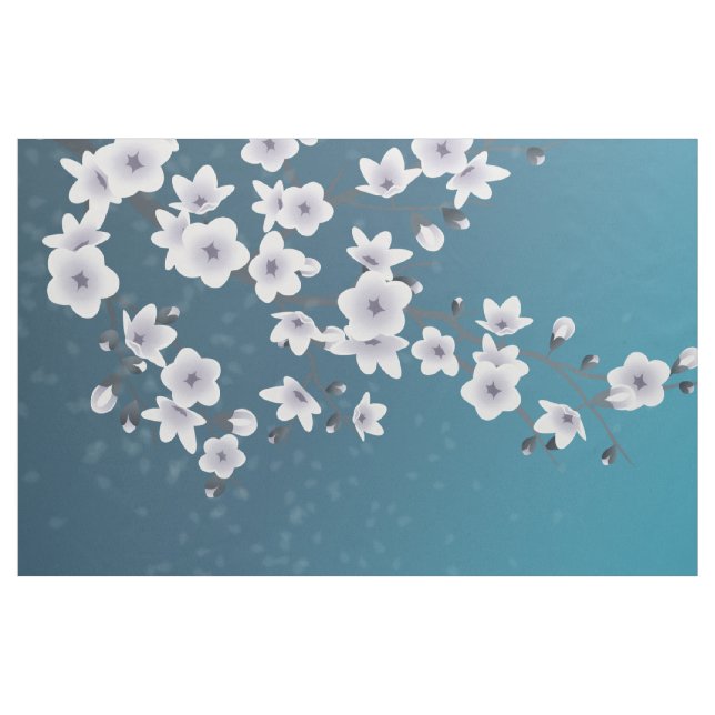 Blumenkrebse Dusty Mauve Dark Blue Stoff (Yard (91,4 cm))