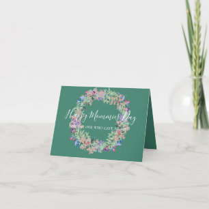 Blumenkreis der Muttertagskarte der Liebe Dankeskarte
