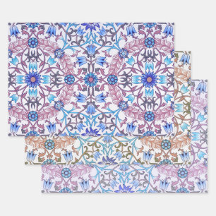 Blumenkreis-Muster, William Morris Geschenkpapier Set