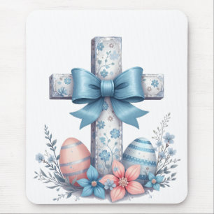 Blumenkreuz Coquette Jesus Bob Christliche Religio Mousepad