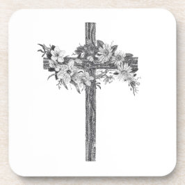 Blumenkreuz-Untersetzer Getränkeuntersetzer