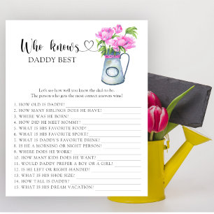 Blumenkrug - Wer kennt Papa am besten Spiel