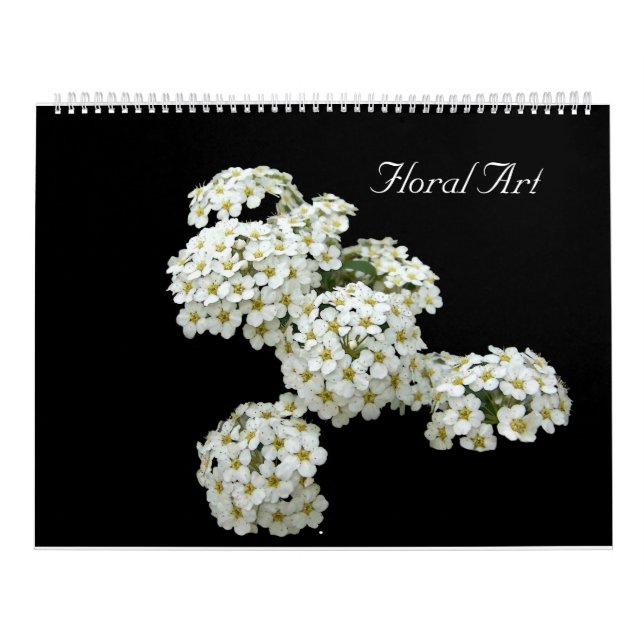 Blumenkunst-12-monatiger Kalender (Titelbild)