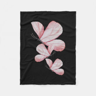 Blumenkunst Blume Schmetterling niedliche Natur Fleecedecke