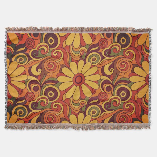 Blumenkunst der 1970er Jahre Decke (Vorderseite)