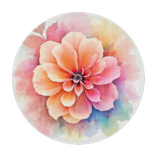 Blumenkunst enthüllt Design Schneidebrett