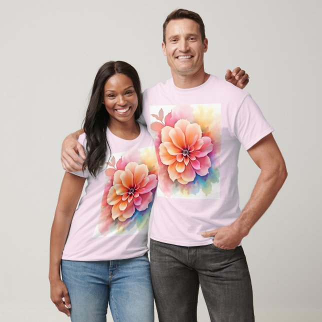 Blumenkunst enthüllt Design T-Shirt (Unisex)