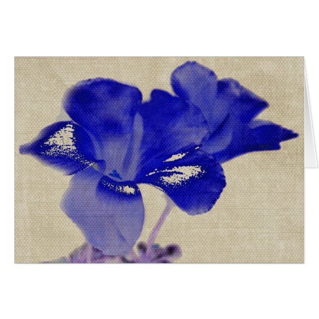 Blumenkunst-Karte (Vorderseite (Horizontal))