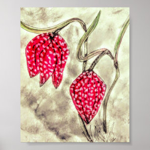 Blumenkunst Wall Art Poster