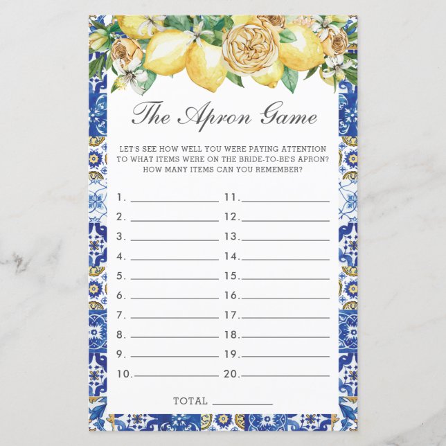 Blumenladen Brautparty Schürze (Vorderseite)