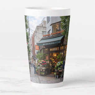 Blumenladen Straßen Tasse - Japanischer Blumenmark