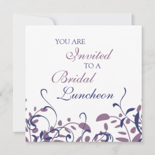 Blumenladen Wirbel Bridal Luncheon Einladungskarte Einladung
